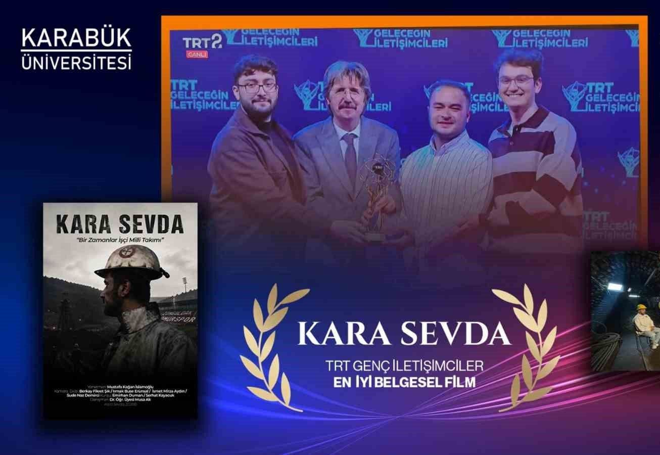 Karabük Üniversitesi Öğrencilerine Belgesel Kategorisinde Birincilik Ödülü