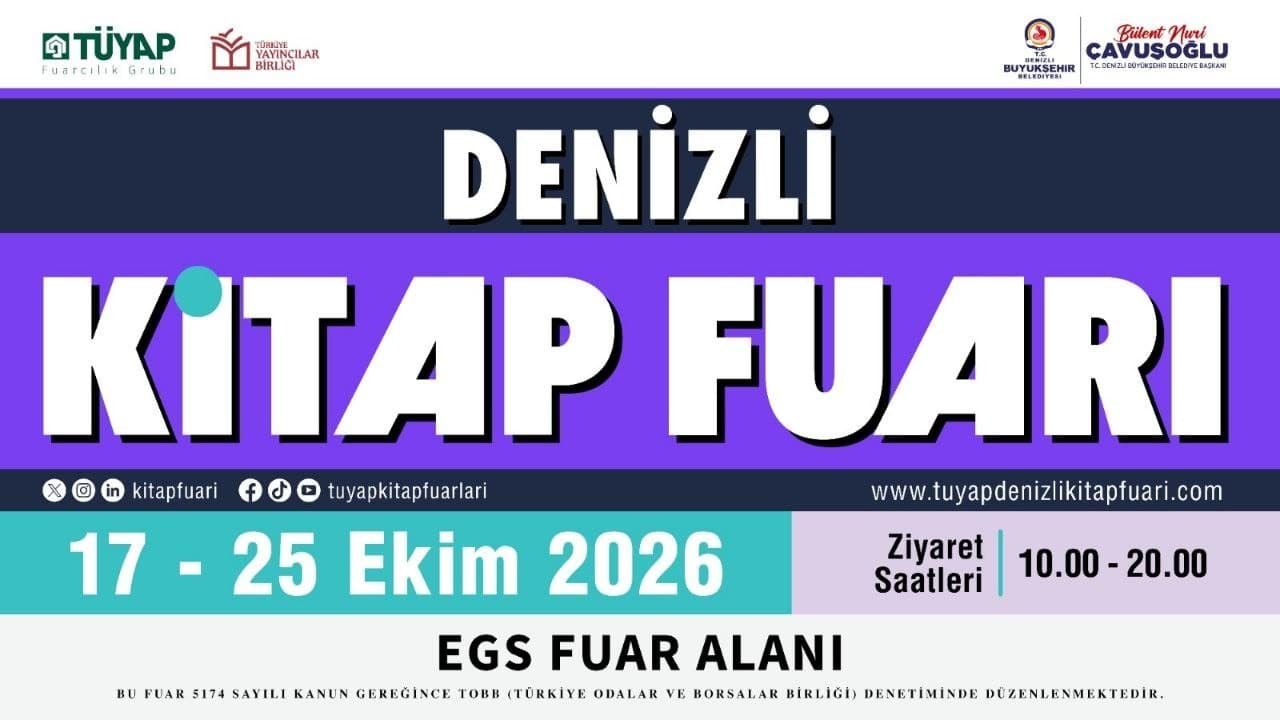 Denizli, Dev Kitap Fuarı ile Edebiyatın Merkezi Oluyor