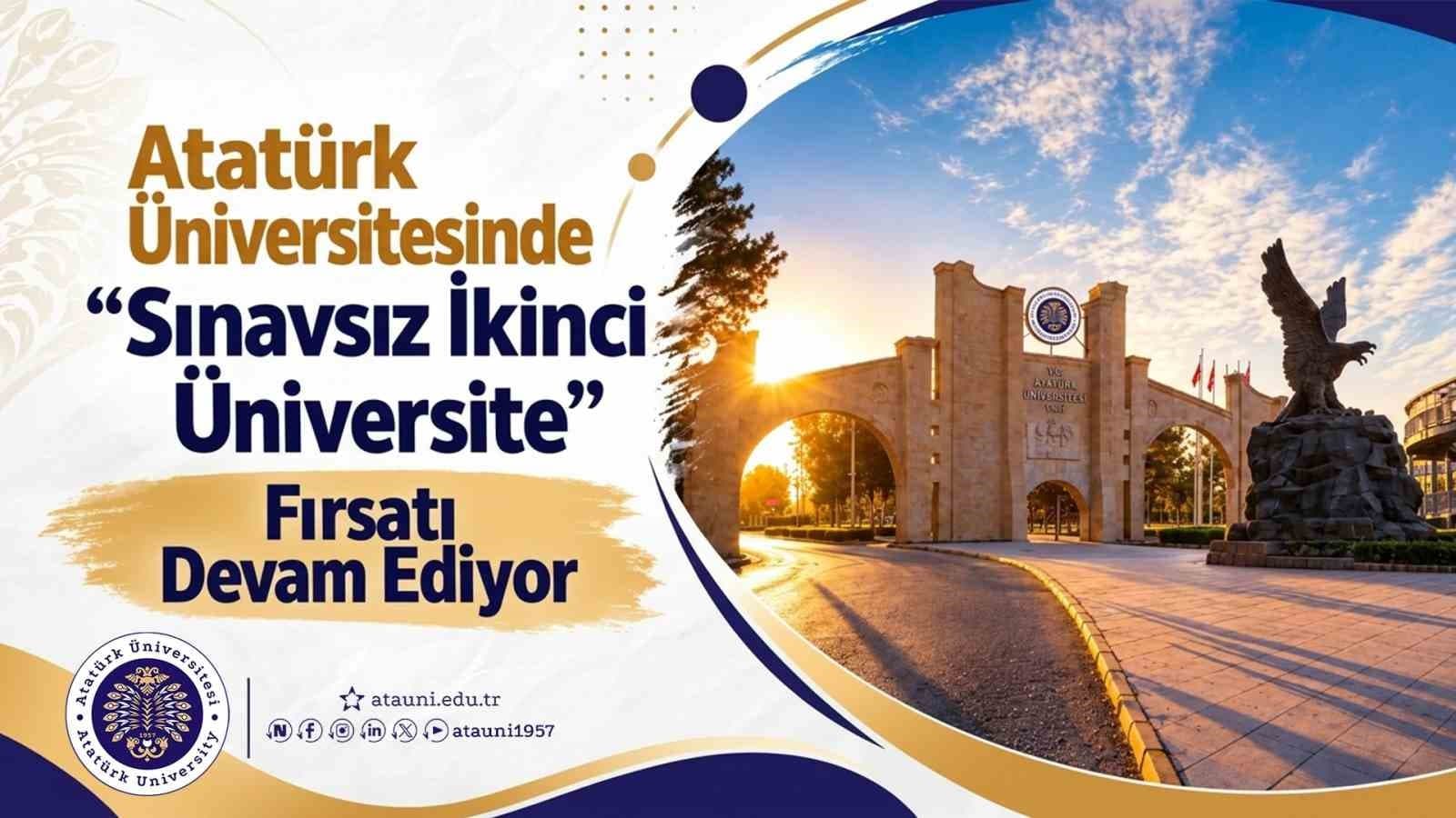 ATA-AÖF'te Sınavsız İkinci Üniversite Başvuruları Başladı
