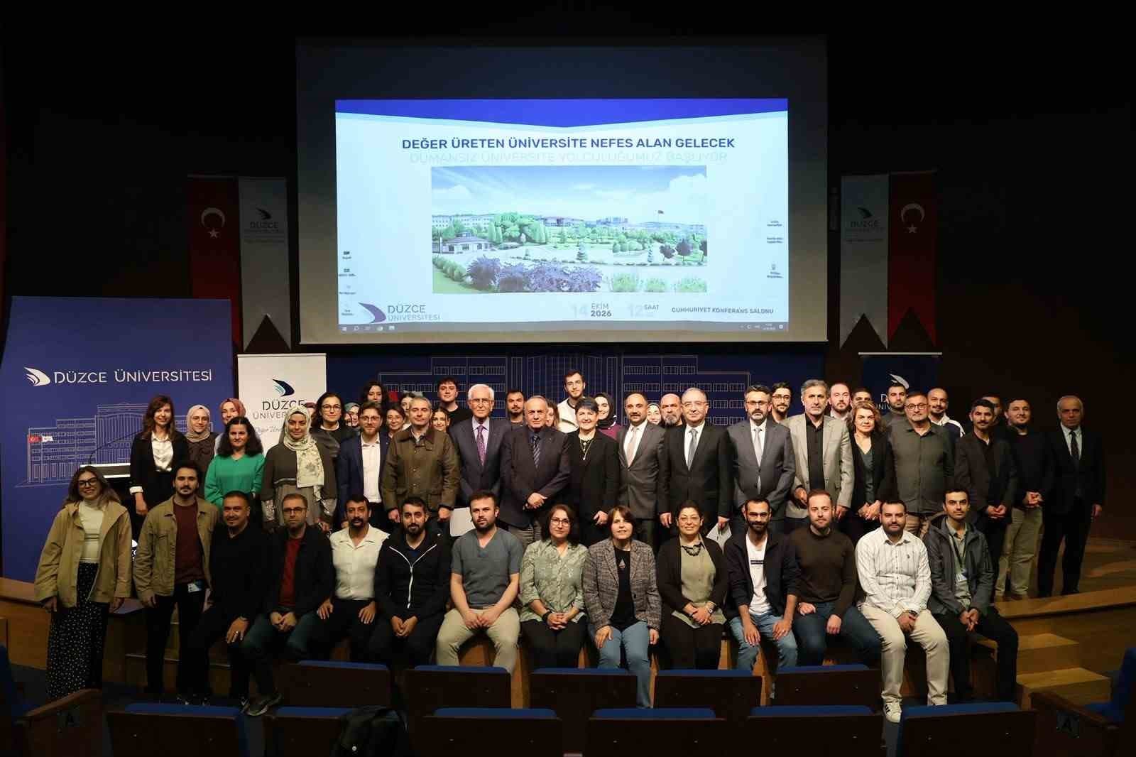 Düzce Üniversitesi'nde 'Dumansız Kampüs' Dönemi Başlıyor