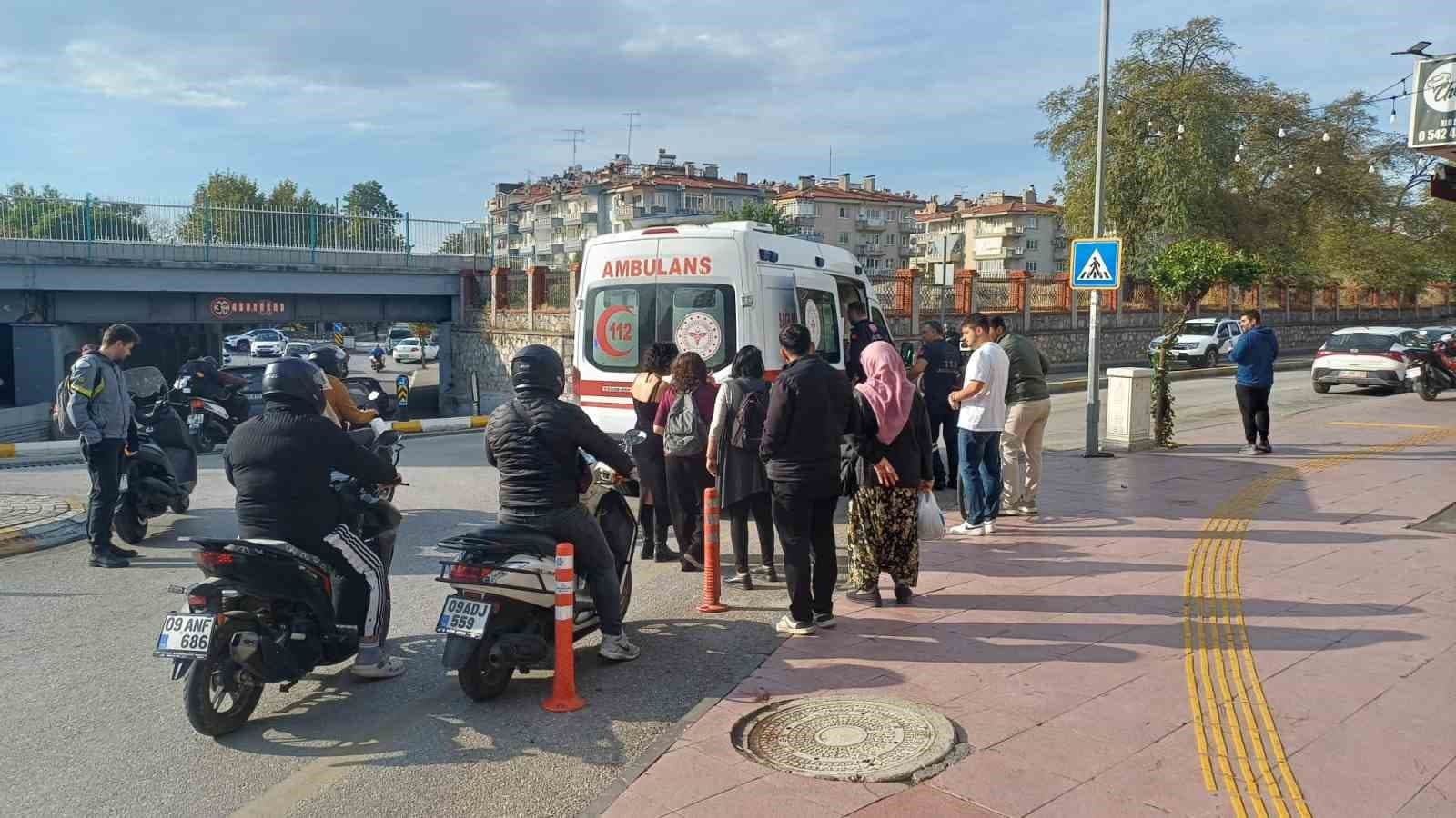 Aydın'da Bisiklet Kazası: Ön Freni Sıkan Sürücü Yaralandı