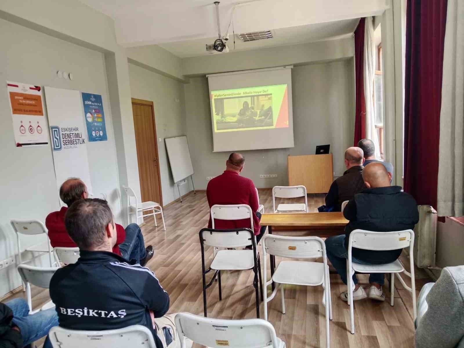 Eskişehir'de Yükümlülere Yönelik Alkolle Mücadele Eğitimi