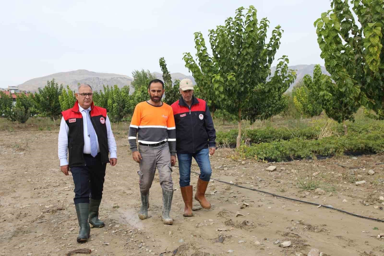 Elazığ'da Selden Zarar Gören İşletmeler İçin Hasar Tespiti Yapıldı