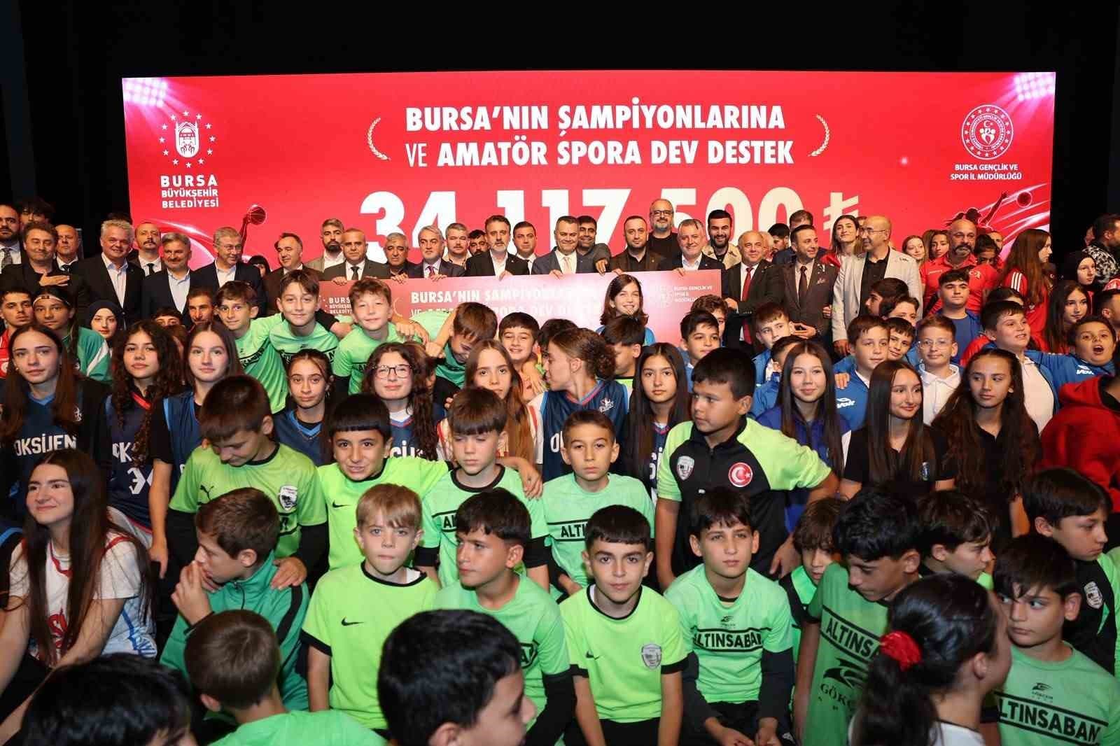 Bursa'da Amatör Spor ve Başarılı Sporculara Rekor Kaynak