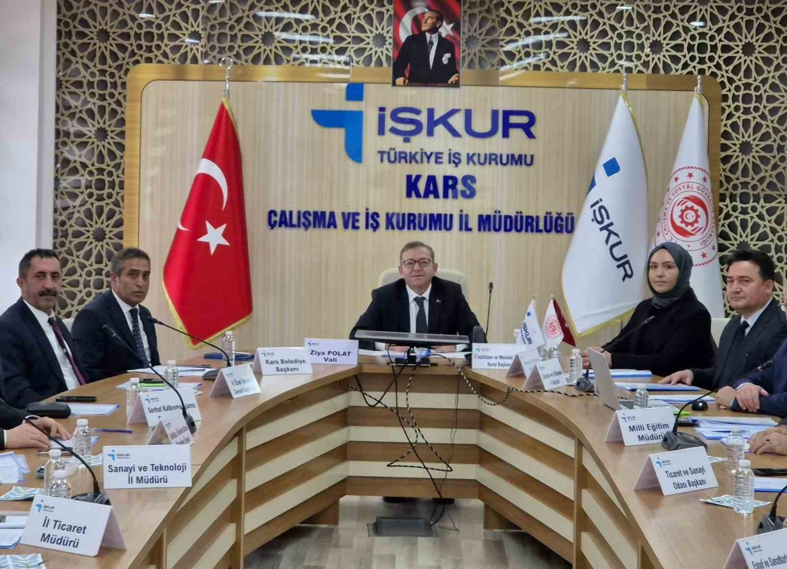 Kars'ta İstihdam ve Mesleki Eğitim Stratejileri Belirlendi