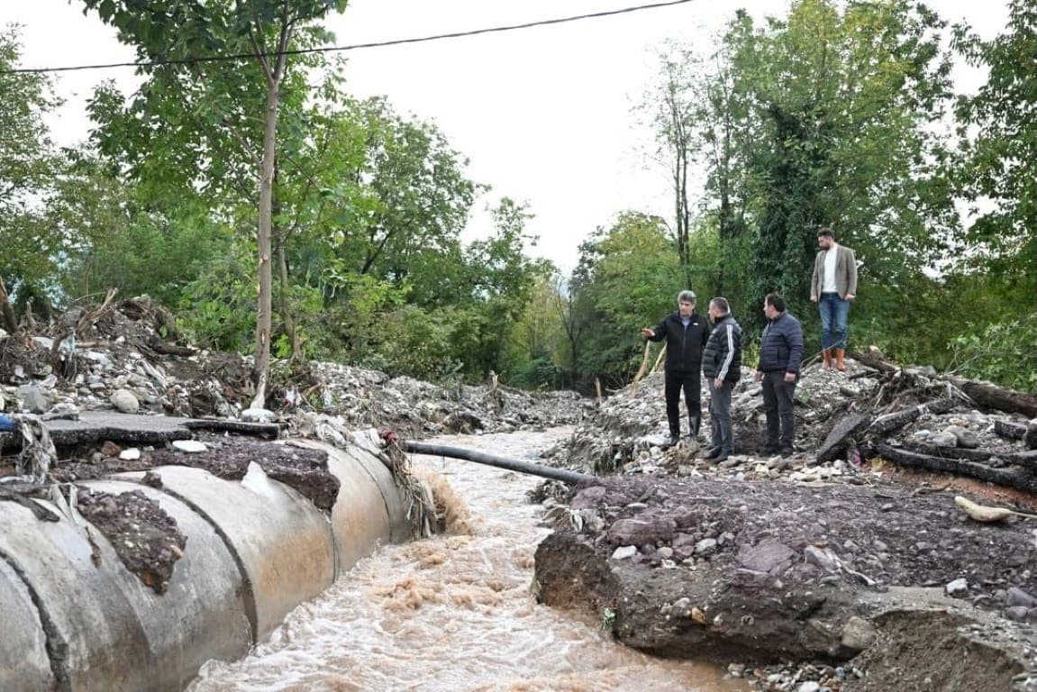 Kartepe'de Şiddetli Yağış Sonrası Hasar Tespit ve Onarım Çalışmaları Sürüyor