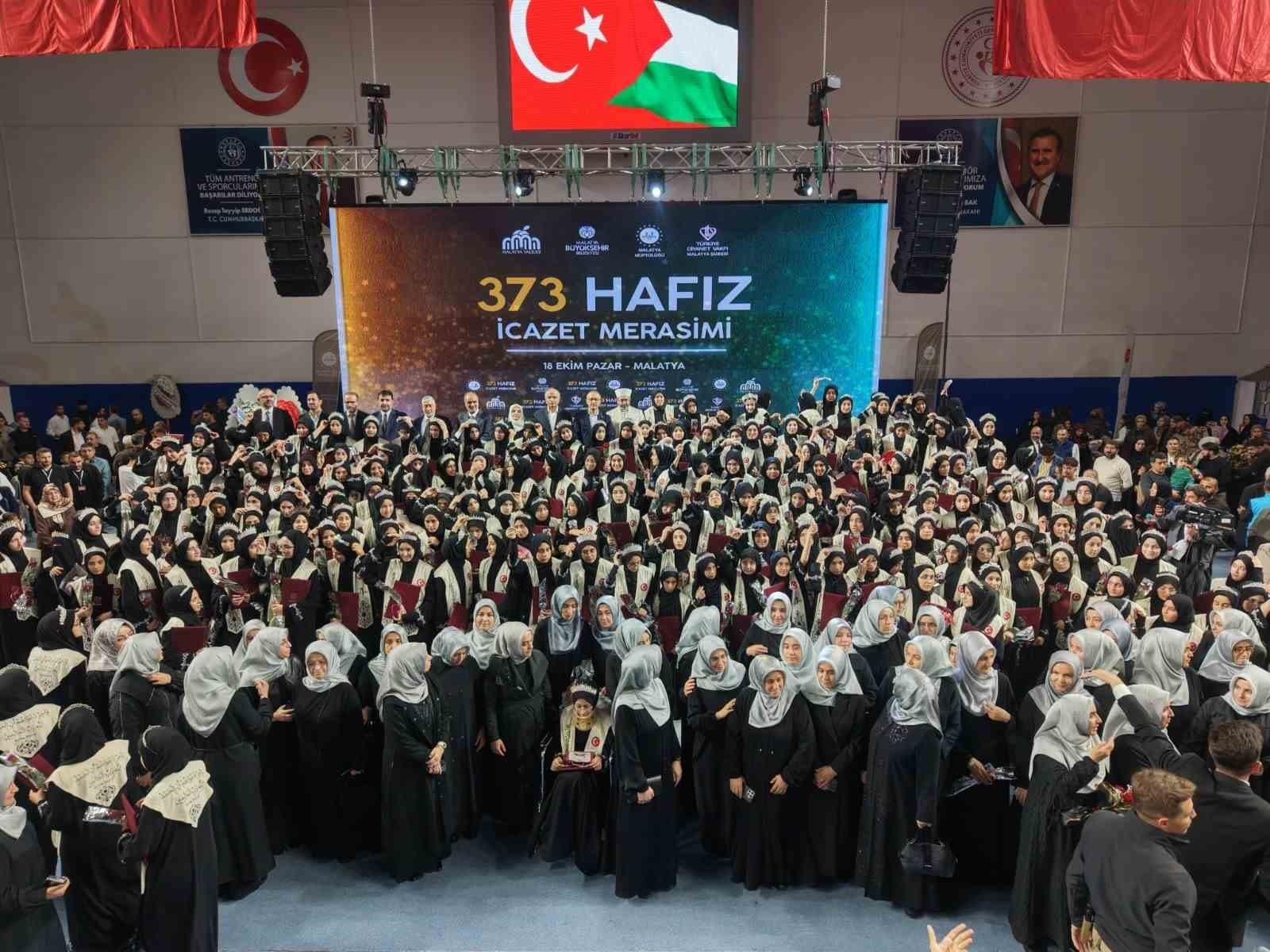Malatya'da 373 Öğrenci Hafızlık İcazeti Aldı