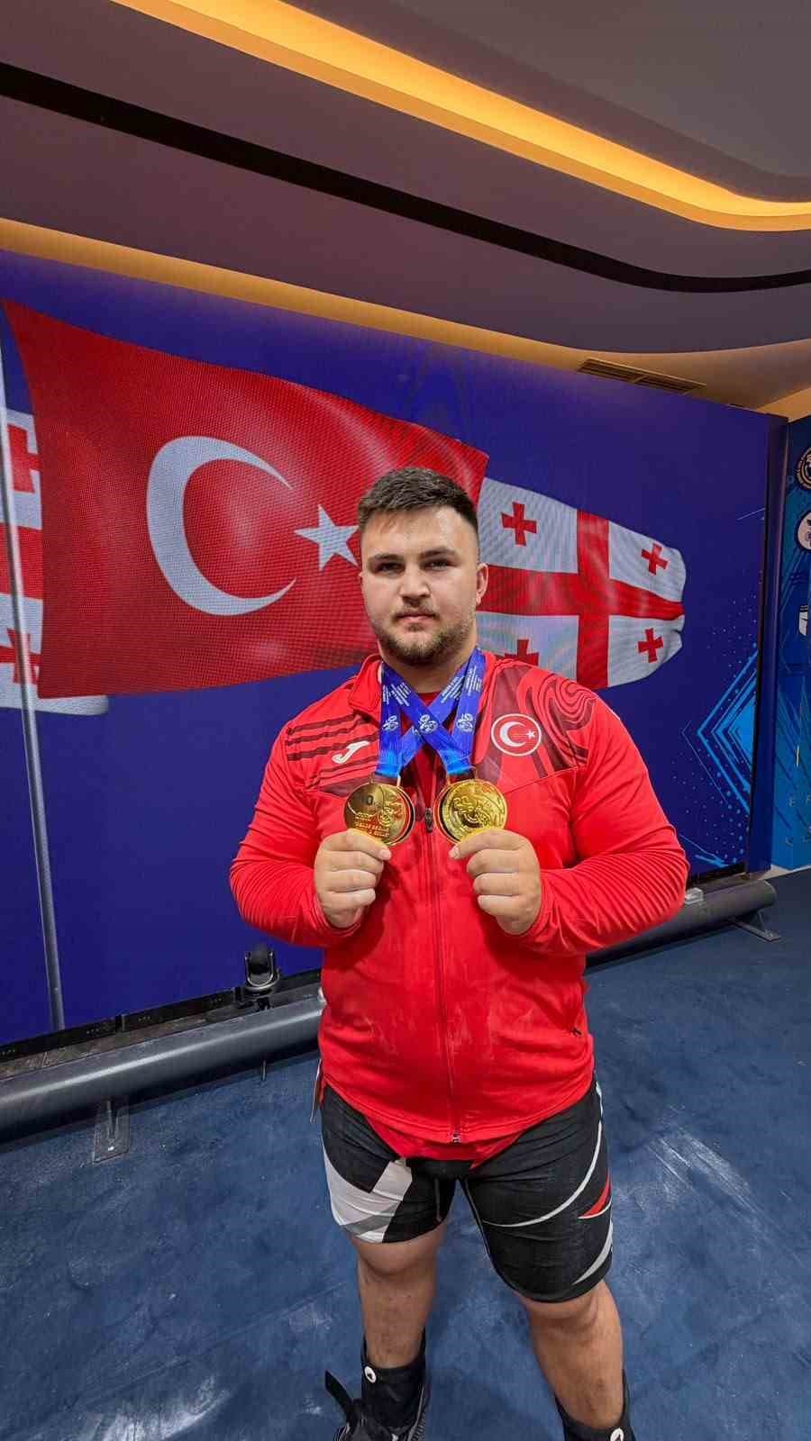Milli Halterci Selahattin Altın Avrupa Şampiyonu Oldu