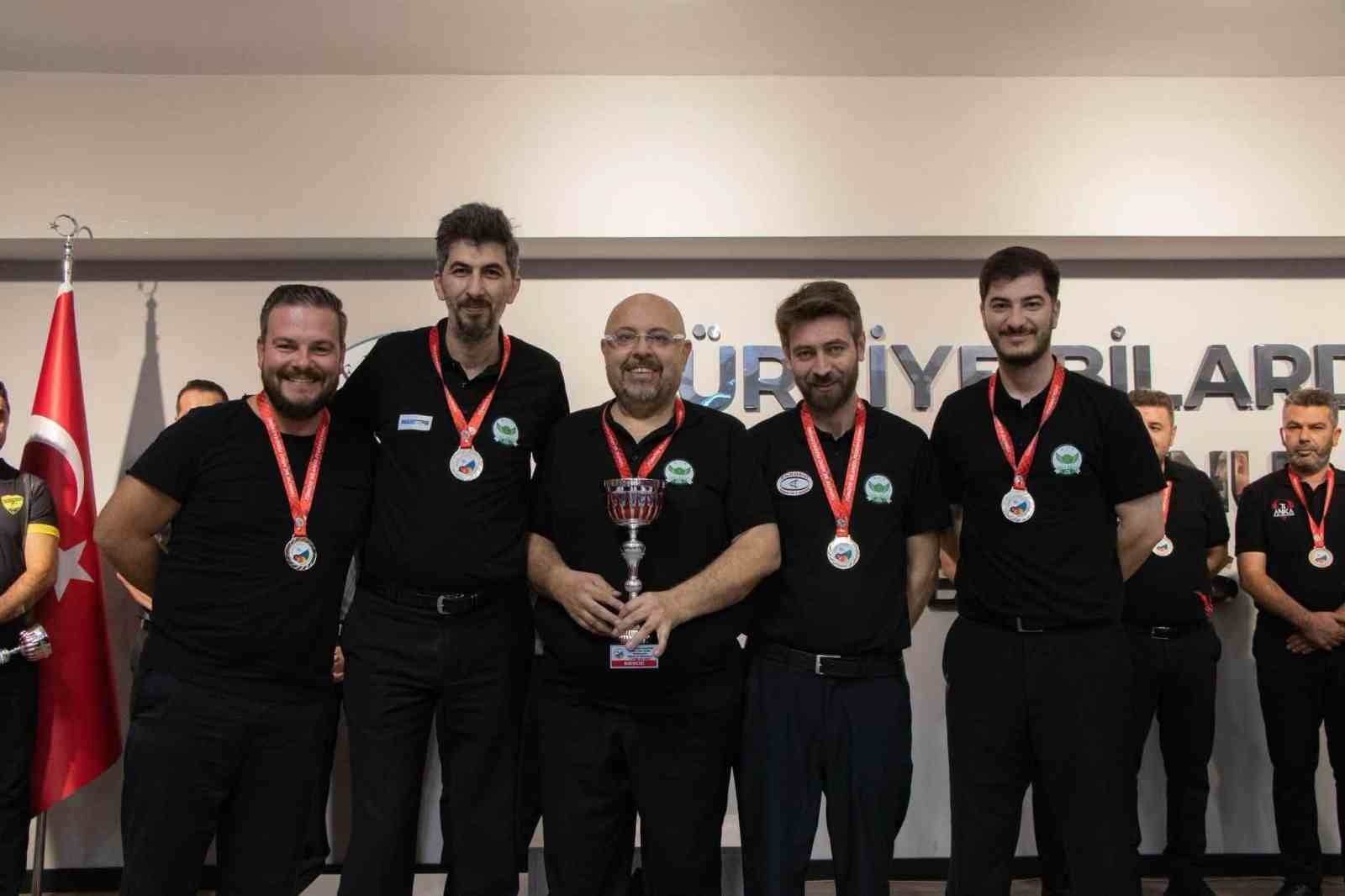 1864 Düzce Spor Kulübü Bilardoda 1. Lig'e Yükseldi