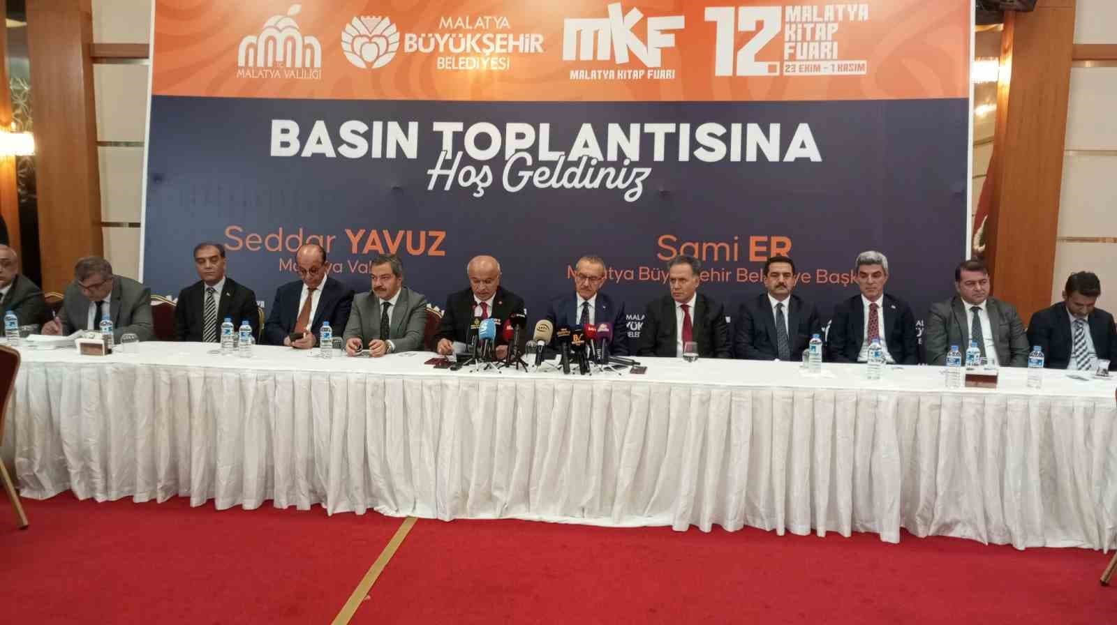 12. Malatya Anadolu Kitap ve Kültür Fuarı 23 Ekim'de Başlıyor