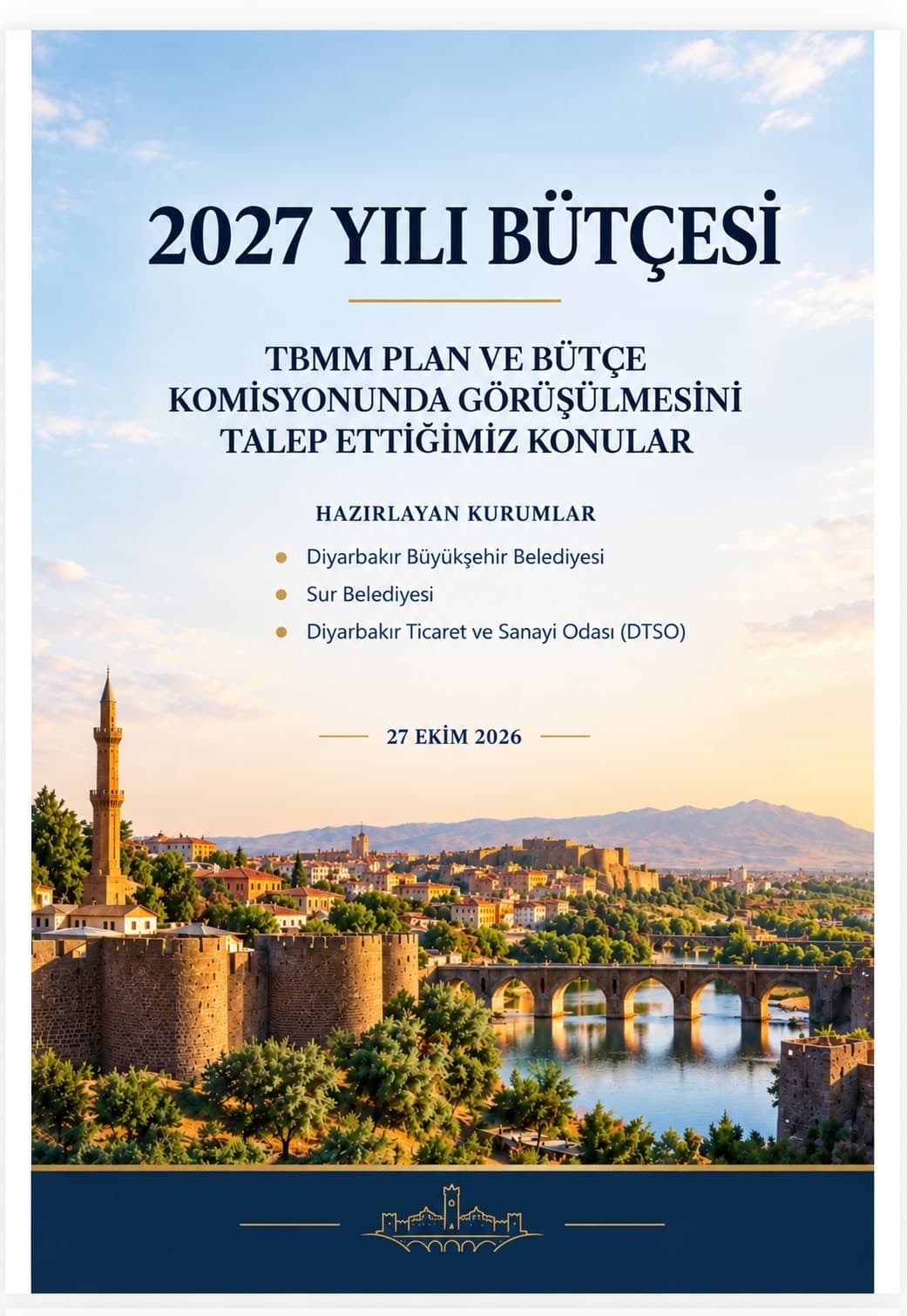 Diyarbakır’dan bütçe maratonuna yatırım dosyası: 40 sayfalık raporda 8 bakanlık ve kurumdan ortak talep