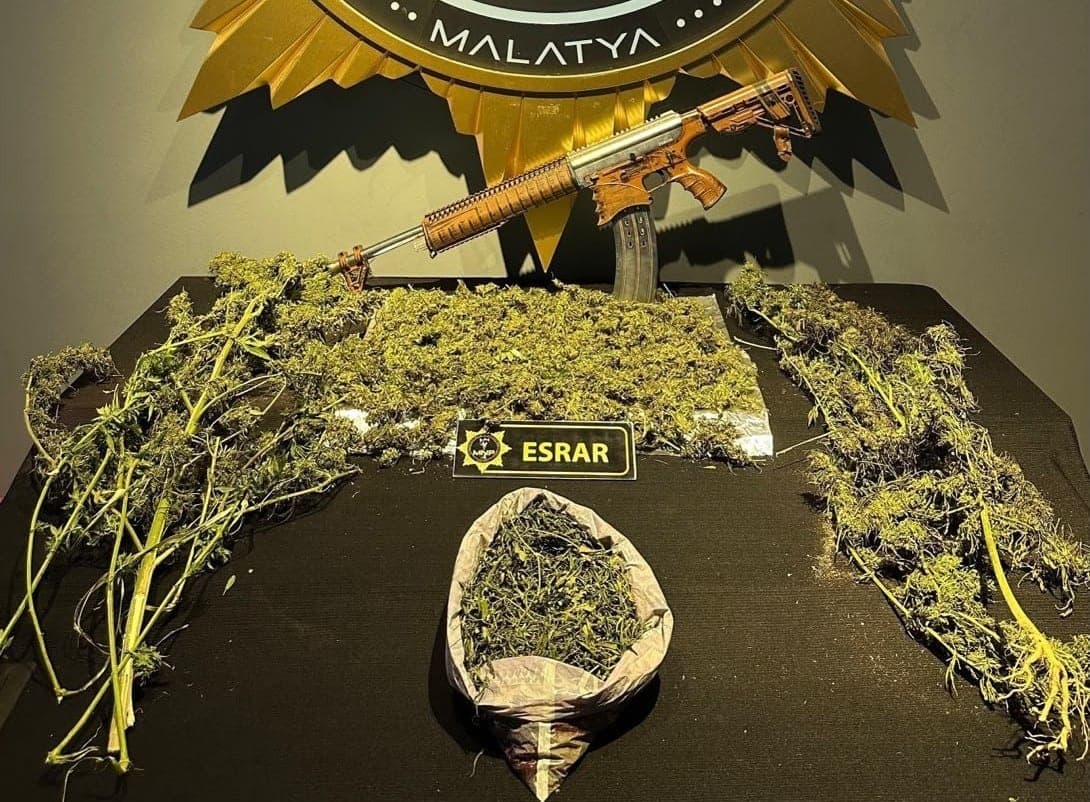 Malatya’da 2 kilo esrar ele geçirildi