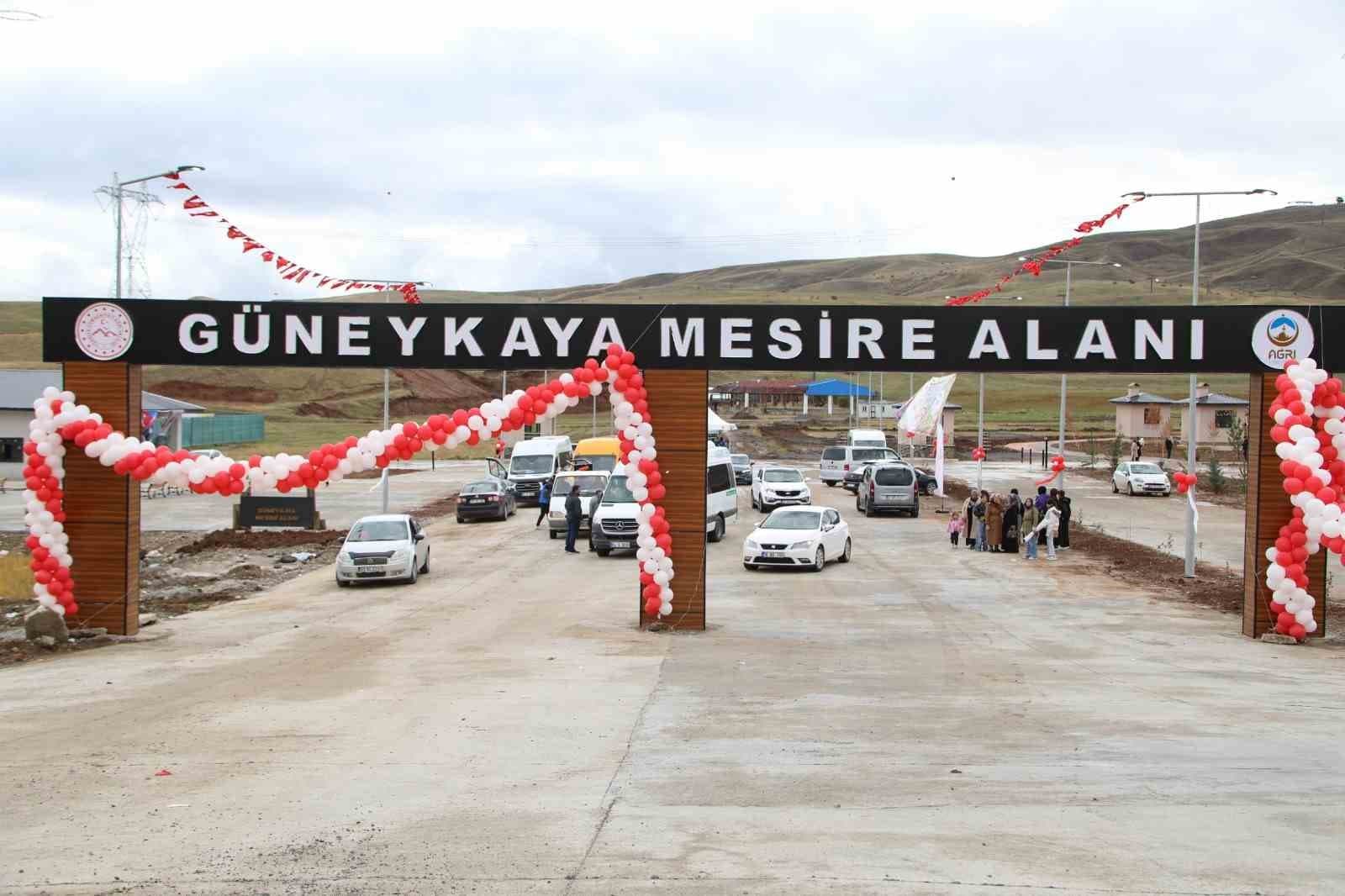 Eleşkirt Güneykaya mesire alanı törenle hizmete açıldı