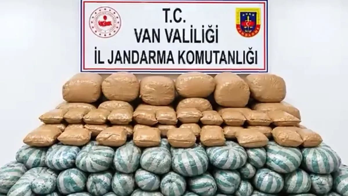 Van'da Yarım Tondan Fazla Uyuşturucu Ele Geçirildi