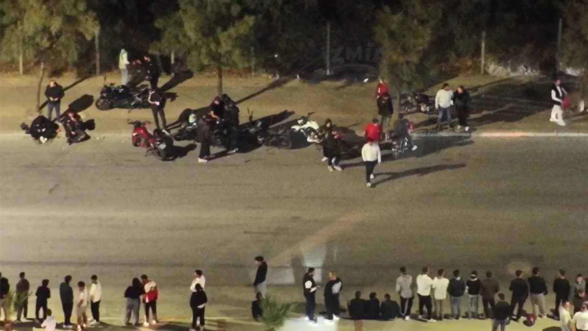 İzmir Çiğli'de drift denetimi: 67 sürücü ve araca ceza kesildi